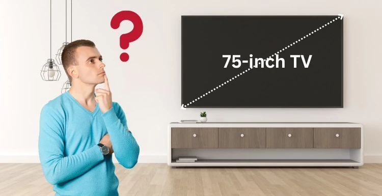 Is a 75-inch TV Too Big? [Explained For Beginners]